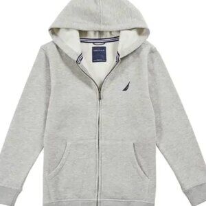 Nautica Boys Light Gray Hoodie - Size 7